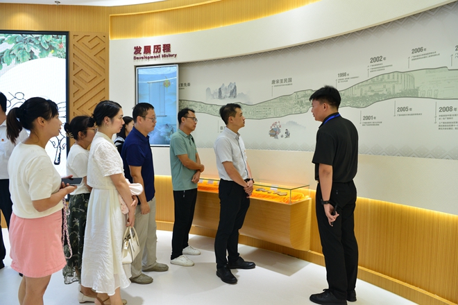 参观院史馆