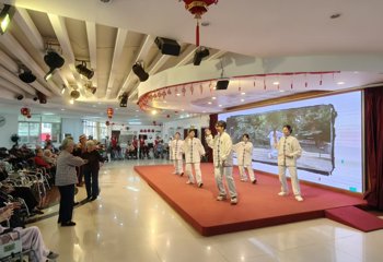 广西中医药大学附设中医学校（广西中医学校）学生第二党支部、团委开展敬老爱老志愿服务活动