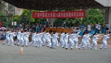 我校外国及港澳台学生在第二十八届传统保健运动会上取得第三名