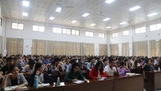 【“三全”育人】范郁山教授为我校大学生作讲座——中医临床思维的培养与形成