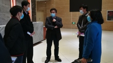 自治区教育厅副厅长黄雄彪到我校检查新型冠状病毒感染的肺炎防控工作