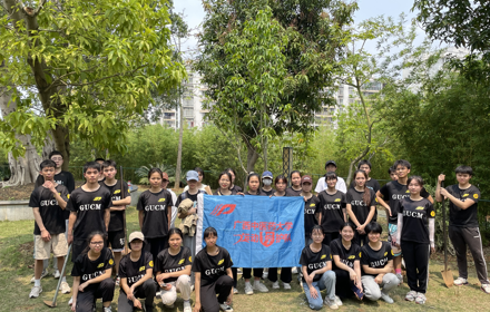 灼灼感恩心，伴我稳前行——广西中医药大学运动防护队“感恩成长有你”植树活动成功举行