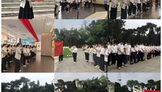 护理学院党委赴南宁市人民公园开展缅怀先烈暨学习党史主题党日活动