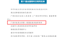 【喜讯】我校三个集体被命名为“第21届全国青年文明号”