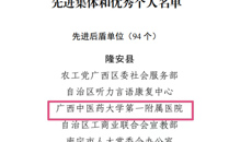 我校荣获2021-2022 年度南宁市驻村工作队先进集体和优秀个人表扬