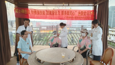 附属国际壮医医院内科第四党支部开展“送医上门”活动