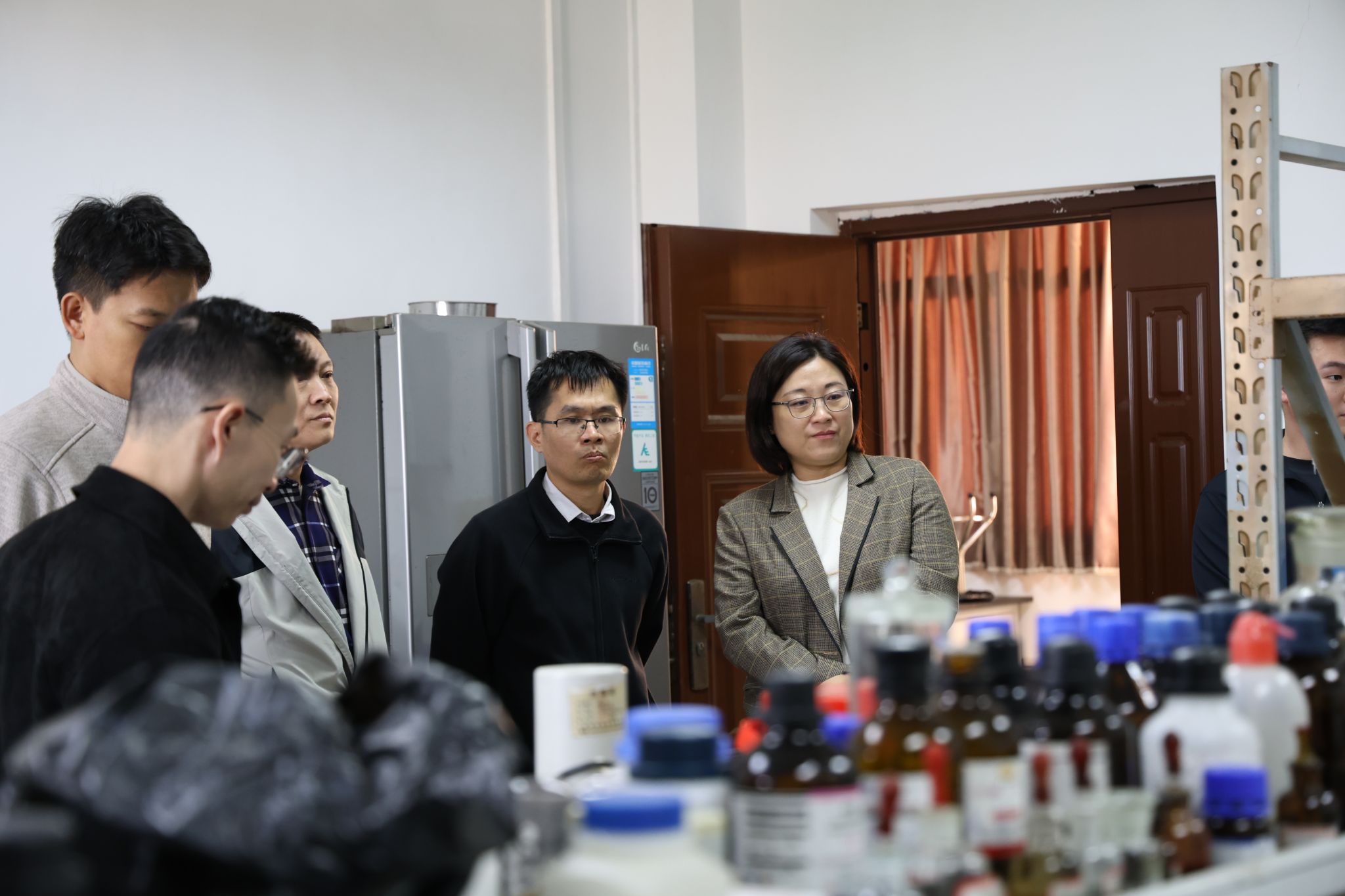 学院领导带队开展安全检查