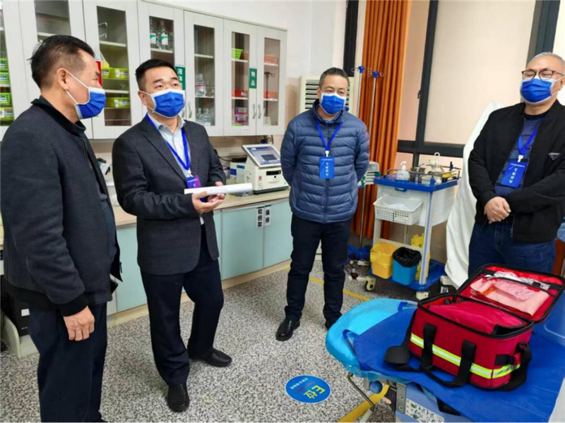 在武宣县中医医院现场督导