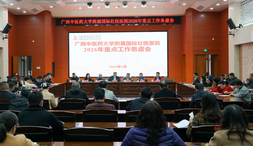 附属国际壮医医院召开2026年重点工作务虚会