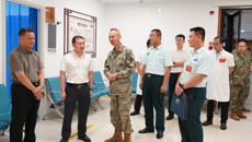 南宁市良庆区区长邢义波到附属国际壮医医院指导秋季征兵体检工作
