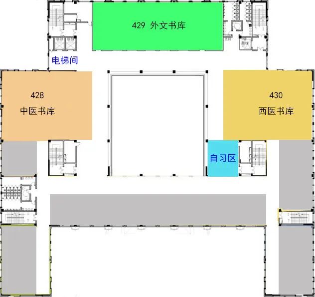 仙葫馆4楼平面图 仙葫馆4楼平面图