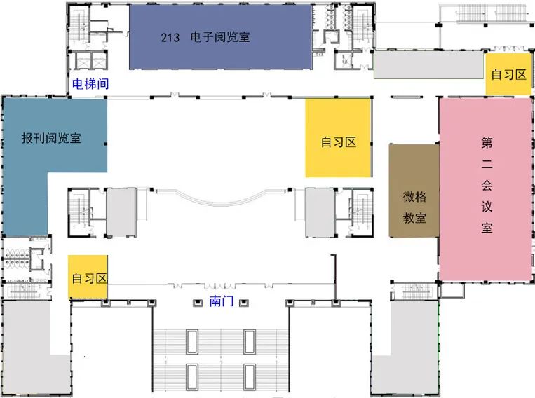 仙葫馆2楼平面图