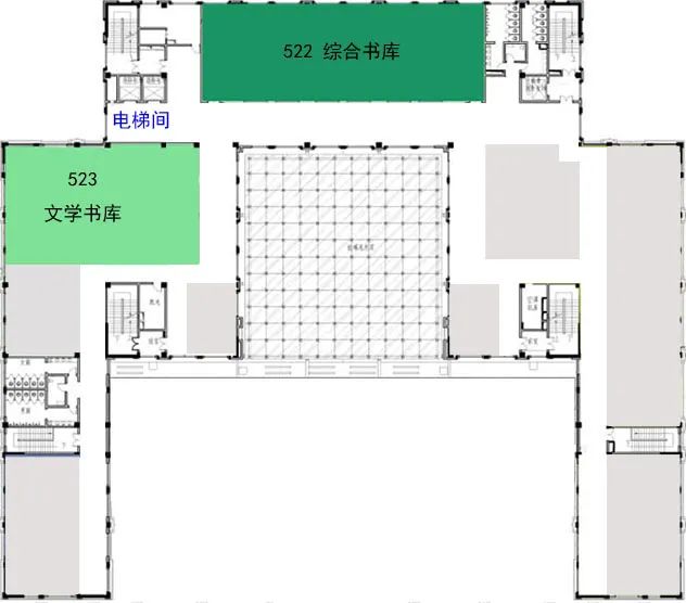 仙葫馆5楼平面图