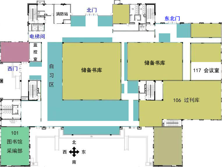 仙葫馆1楼平面图