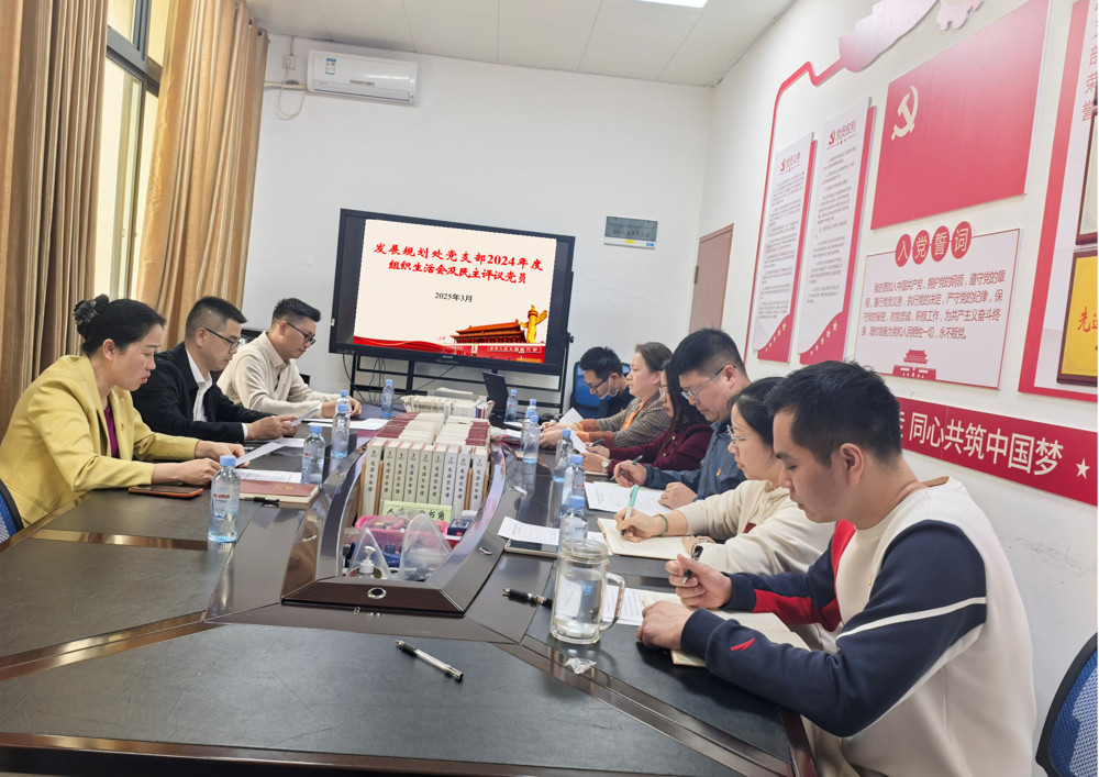 发展规划处党支部召开2024年度组织生活会暨民主评议党员 发展规划处党支部召开2024年度组织生活会暨民主评议党员