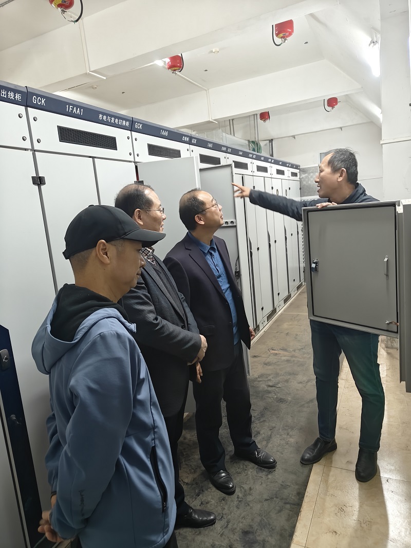公司领导检查电路线路现场 公司领导检查电路线路现场